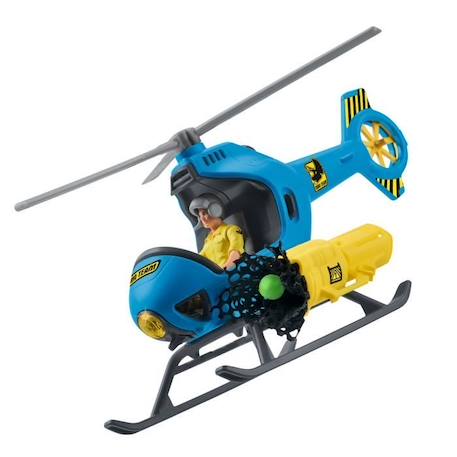 Attaque aérienne, Coffret schleich avec 1 hélicoptère, 1 figurine humaine et 1 dinosaure tapejara, Ensemble de Jouets BLEU 5 - vertbaudet enfant 