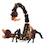 Scorpion de lave, figurine fantastique avec pièces mobiles et rotatives, jouet monstre pour enfants dès 7 ans - schleich 70142 NOIR 2 - vertbaudet enfant 