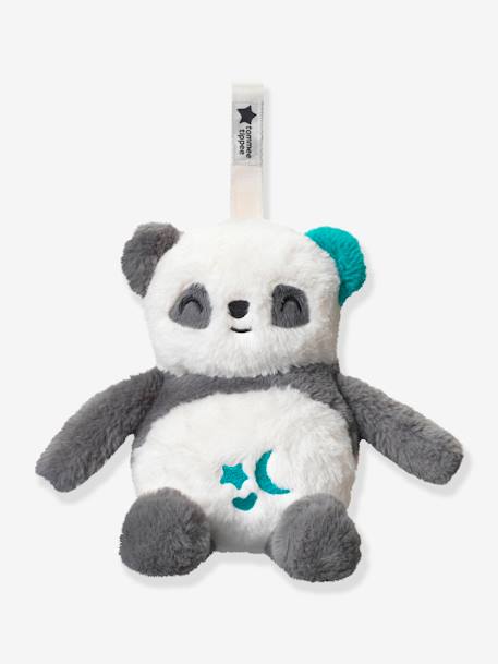 Peluche aide au sommeil lumineuse et sonore Deluxe TOMMEE TIPPEE Pippo le panda Gris et blanc 1 - vertbaudet enfant 