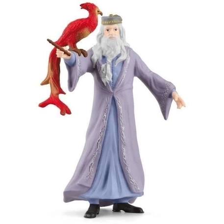 Dumbledore et Fumseck, Figurine de l'univers Harry Potter®, pour enfants dès 6 ans, 11 x 4 x 12 cm - schleich 42637 WIZARDING BLANC 1 - vertbaudet enfant 