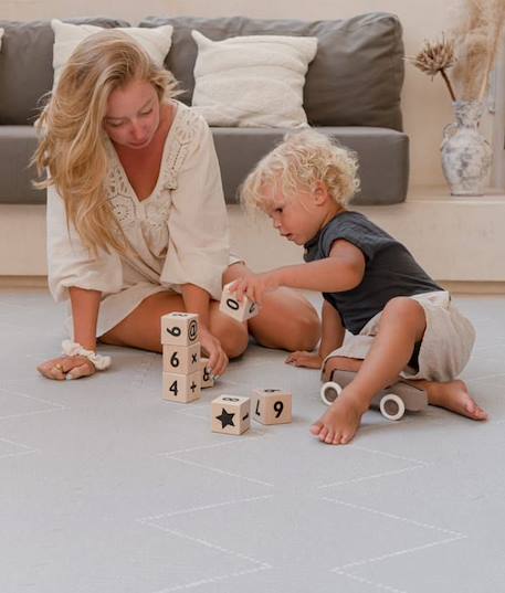 Tapis de Jeu Prettier Puzzle Toddlekind Brun - Taille 120x180cm - Mousse Eco-Responsable EVA MARRON 3 - vertbaudet enfant 