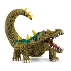 -Figurine Monstre des Marais - Jouet Crocodile Ultra-réaliste et Durable aux Écailles Vertes et Dents Féroces Cadeau pour garçons