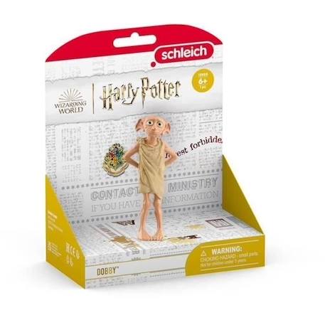Dobby, Figurine de l'univers Harry Potter®, 13985, pour enfants dès 6 ans,  3,5 x 3 x 8 cm - Schleich WIZARDING WORLD BLANC 1 - vertbaudet enfant 