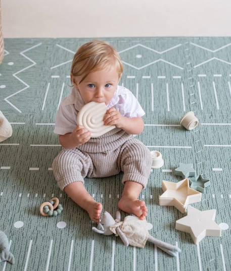 Tapis de Jeu Prettier Puzzle Toddlekind Vert - Taille 120x180cm - Mousse Eco-Responsable EVA VERT 2 - vertbaudet enfant 