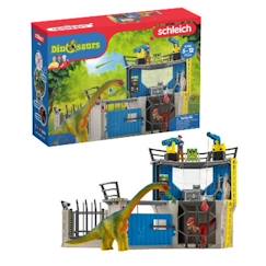 Jouet-Grande station de recherche Dino, coffret de 72 pièces, jouets, Dès 5 ans, Schleich 41462 Dinosaurs