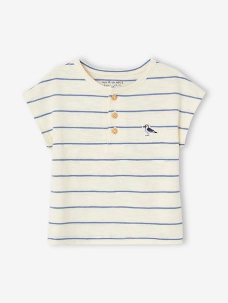Ensemble bébé T-shirt et short menthe 2 - vertbaudet enfant 