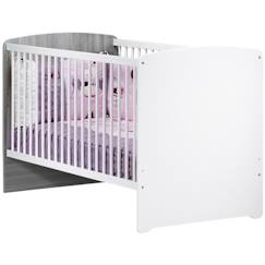 Chambre et rangement-Lit bébé évolutif - 140 x 70 cm - Nao - Blanc