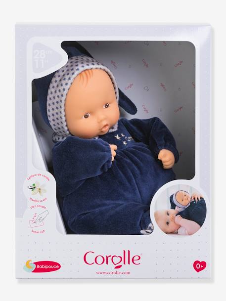Doudou Babipouce Marine rêves d'étoiles - marine 3 - vertbaudet enfant 