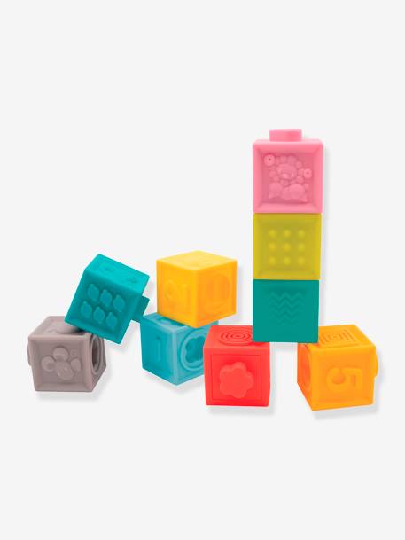 Set de 9 cubes emboitables - LUDI multicolore 1 - vertbaudet enfant 