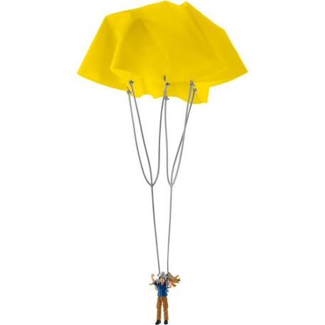 Sauvetage en Parachute, Coffret schleich avec 1 parachute, 1 figurine humaine et 1 dinosaure, Ensemble de Jouets Préhistoriques de JAUNE 5 - vertbaudet enfant 