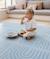 Tapis de Jeu Prettier Puzzle Toddlekind Bleu - Taille 120x180cm - Mousse Eco-Responsable EVA BLEU 3 - vertbaudet enfant 