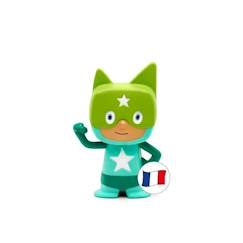 Jouet-Jeux éducatifs-Jeux scientifiques et multimédia-tonies® - Figurine Tonie Créatif - Super-Héros - Turquoise - Figurine Audio pour Toniebox