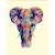 CreArt Elephant 24x30 cm - Peinture par numéros – Dès 12 ans – Ravensburger - 28995 VIOLET 3 - vertbaudet enfant 