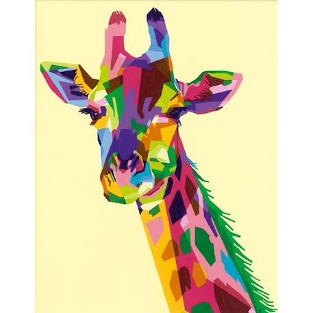 CreArt Girafe 24x30 cm - Peinture par numéros – Dès 12 ans – Ravensburger - 28993 ROSE 3 - vertbaudet enfant 