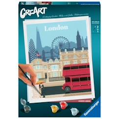 Jouet-CreaArt London 24x30 cm - Peinture au numéro Adulte - Dès 12 ans