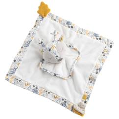 Jouet-Premier âge-Doudous et jouets en tissu-Doudou mouchoir en velours blanc
