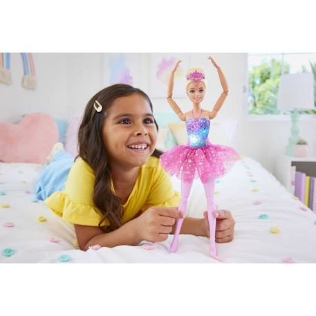 Barbie - Ballerine Lumières Magiques - Poupée - 3 Ans Et + ROSE 5 - vertbaudet enfant 