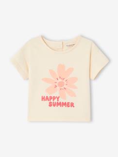 -Tee-shirt " Happy summer" manches courtes bébé