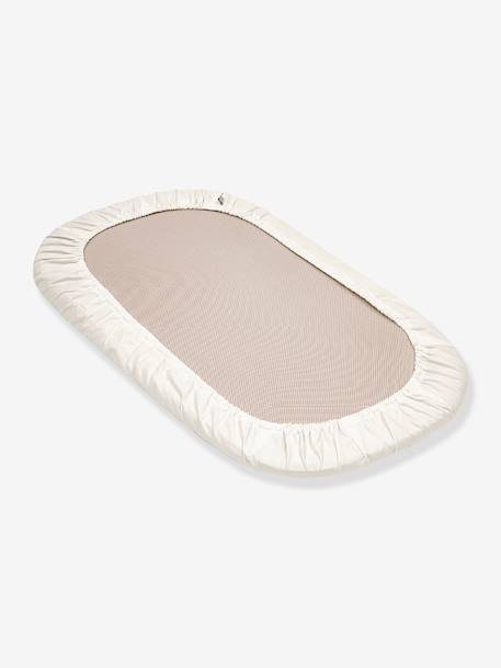 Lot de 2 draps-housses Snoozi(TM) Pissenlit beige + Crème vanill 5 - vertbaudet enfant 