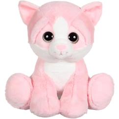 Jouet-Premier âge-Peluches-Gipsy Toys - Puppy Eyes Pets Color chat rose - 22 cm
