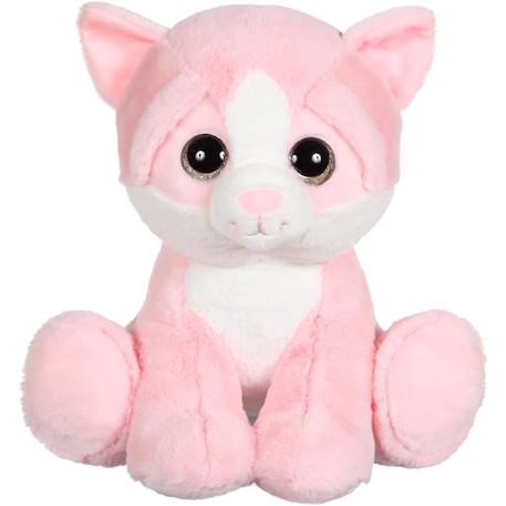 Gipsy Toys - Puppy Eyes Pets Color chat rose - 22 cm ROSE 1 - vertbaudet enfant 