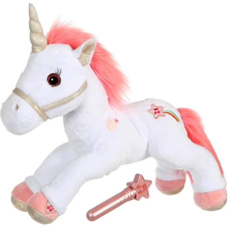 Gipsy Toys - Licorne Lica Bella Magique - 35 cm - Rose et Blanc BLANC 1 - vertbaudet enfant 