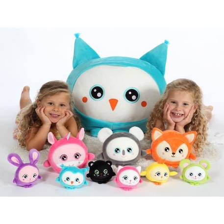 Peluche géante - GIPSY TOYS - Squishimals Coccinelle Dotty - Rouge - L45 x l60 x H48 ROUGE 2 - vertbaudet enfant 