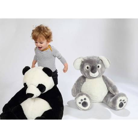 Peluche - GIPSY TOYS - Panda - 70 cm - Noir - Bébé - Intérieur NOIR 3 - vertbaudet enfant 