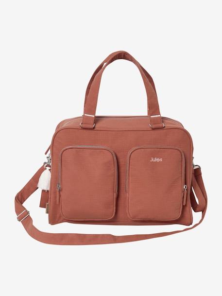 Sac à langer multipoches en gaze de coton Family Terracota 1 - vertbaudet enfant 