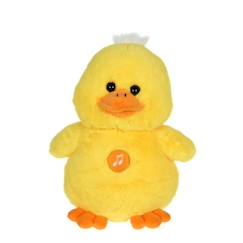 Jouet-Premier âge-Peluches-Canard en peluche chanteur - Gipsy Toys - Ducky - Jaune - 24 cm