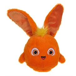 Jouet-Peluche - GIPSY TOYS - Sunny Bunnies Turbo (orange) - 13 cm - Pour bébé - Intérieur