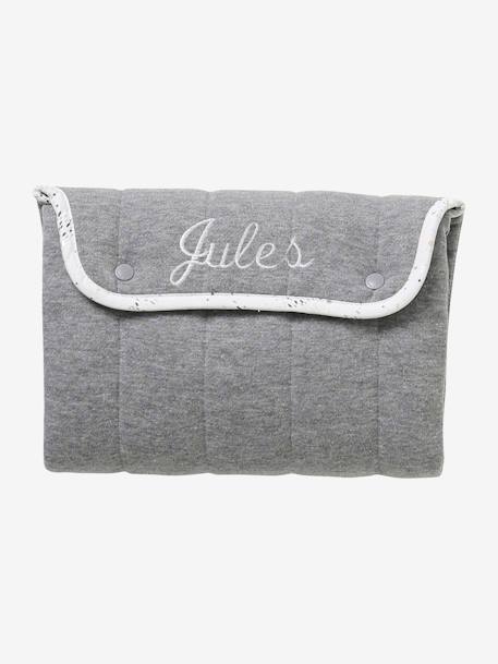 Tapis à langer de voyage gris chiné 6 - vertbaudet enfant 