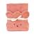 Cape de bain à oreilles Ourson - bois de rose ROSE 1 - vertbaudet enfant 