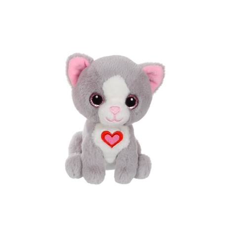 Peluche Chat Lovely Cat Gipsy Toys - 15 cm - Gris & Blanc GRIS 1 - vertbaudet enfant 