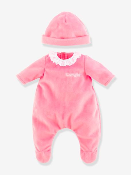 Pyjama rose + bonnet - rose 2 - vertbaudet enfant 
