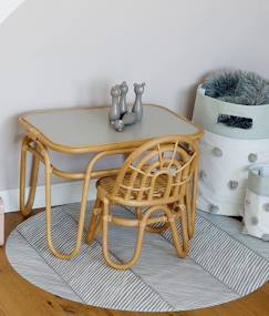 Linge de maison et décoration-Linge de bain-Tapis anti-tâches pour chaise haute | Sandy Line - Gris