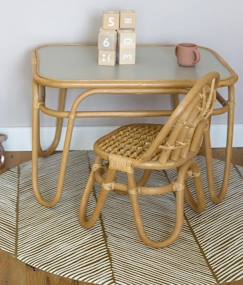 Linge de maison et décoration-Tapis anti-tâches pour chaise haute | Sandy Line - Brun