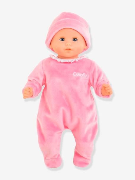 Pyjama rose + bonnet - rose 1 - vertbaudet enfant 
