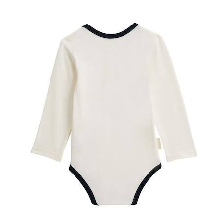 Lot de 2 bodies bébé manches longues Bisou Magique BLANC 3 - vertbaudet enfant 