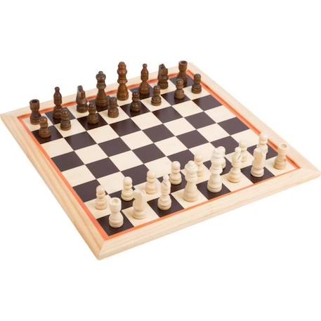 Boîte de jeux 9-en-1 SMALL FOOT - Jeux de plateau en bois pour enfants et adultes BLANC 3 - vertbaudet enfant 