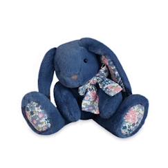 Jouet-Premier âge-Doudous et jouets en tissu-Histoire d'ours - Peluche Lapin -Bleu  25 cm COPAINS CALINS