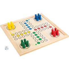 Jouet-Jeux de société-Jeux classiques et de réflexion-Boîte de jeux 9-en-1 SMALL FOOT - Jeux de plateau en bois pour enfants et adultes