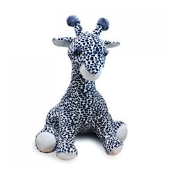Jouet-Peluche géante girafe bleue Histoire d'Ours - modèle Lisi - 100 cm - pour enfant