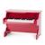 Piano en bois pour enfant - NEW CLASSIC TOYS - E-Piano 25 touches junior - Amplificateur intégré - Rouge ROUGE 1 - vertbaudet enfant 