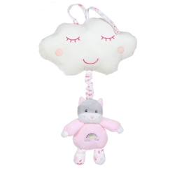 Jouet-Premier âge-Gipsy Toys  - Boîte à musique Chat  32 cm - Rose