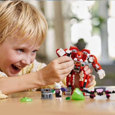 LEGO® 76996 Sonic Le Hedgehog Le Robot Gardien de Knuckles, Figurines de Jeu Vidéo Knuckles et Rouge avec le Maître Emeraude ROUGE 5 - vertbaudet enfant 