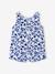 Combinaison bébé fille imprimée bleu imprimé+corail 4 - vertbaudet enfant 