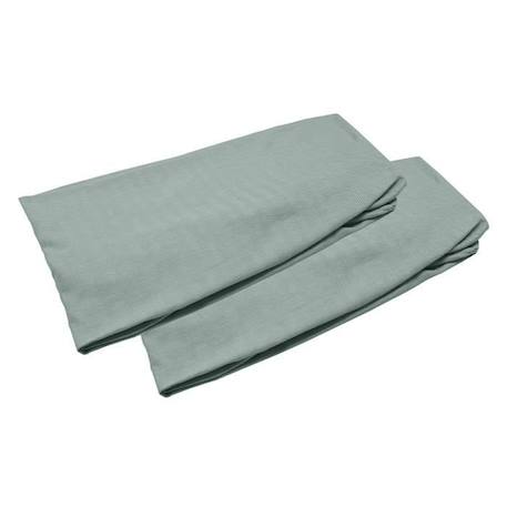 Drap-housse en coton 60x120 VERT 1 - vertbaudet enfant 