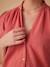Blouse grossesse en gaze de coton écru+vieux rose 10 - vertbaudet enfant 