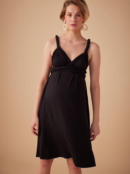 1 robe grossesse, 7 looks Fantastic Dress noir 1 - vertbaudet enfant 
